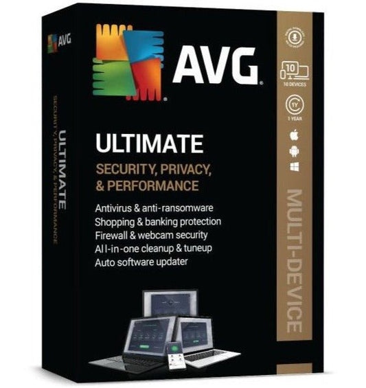 AVG Ultimate 10 zařízení 1 rok - AVG - LicenceX.cz